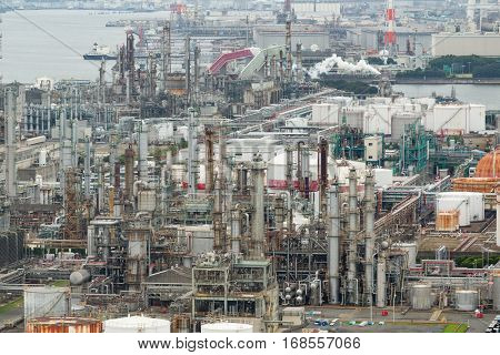 Manufacting factory in Yokkaichi city