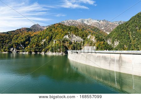 Kurobe Dam in Japan