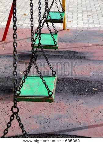 Régi játszótér Swingset