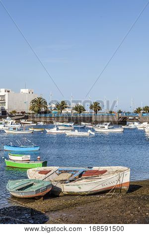 View Of Charco De San Gines In Arrecife, Lanzarot