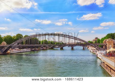 Paris, France - July 09, 2016 : City Views Of One Of The Most Beautiful Cities In The World - Paris.