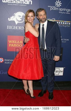 Palm Springs - JAN 15:  Leslie Mann, Judd Apatow at the PSIFF - Closing Night Screening 