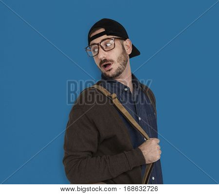 Caucasian Casual Man Snapback