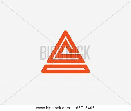 letter A logo alphabet icon set .