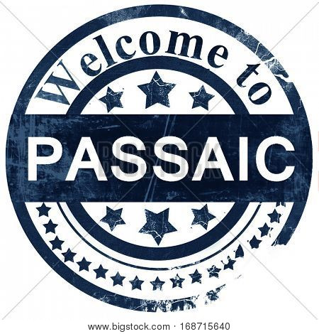 passaic stamp on white background
