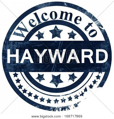hayward stamp on white background