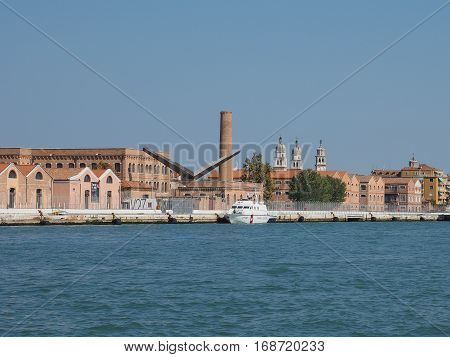 Giudecca Canal In Venice