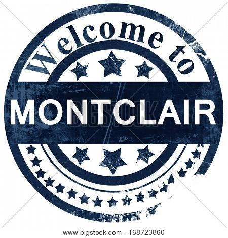 montclair stamp on white background