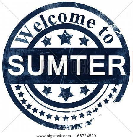sumter stamp on white background