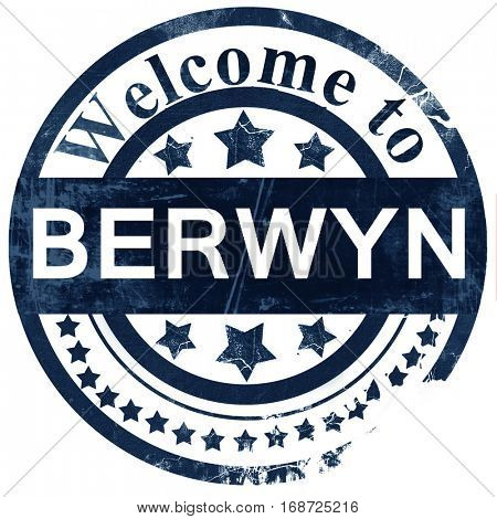 berwyn stamp on white background
