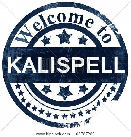 kalispell stamp on white background