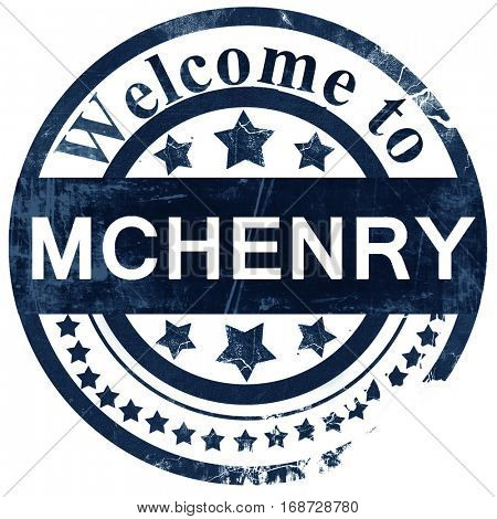 mchenry stamp on white background