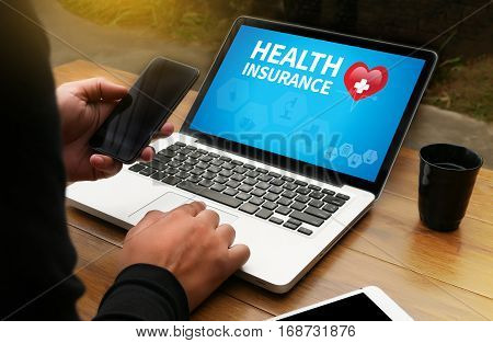 Health Insurance Claim Form , Application Concept  Health Care