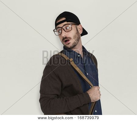 Caucasian Casual Man Snapback