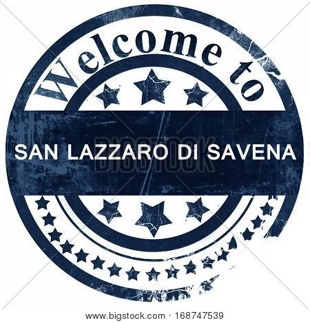 San lazzaro di savena stamp on white background