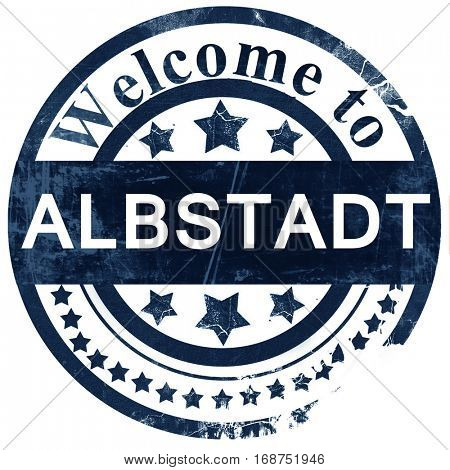 Albstadt stamp on white background