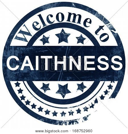 Caithness stamp on white background