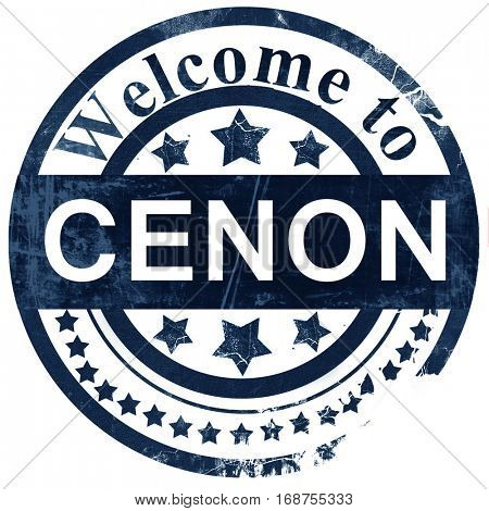 cenon stamp on white background