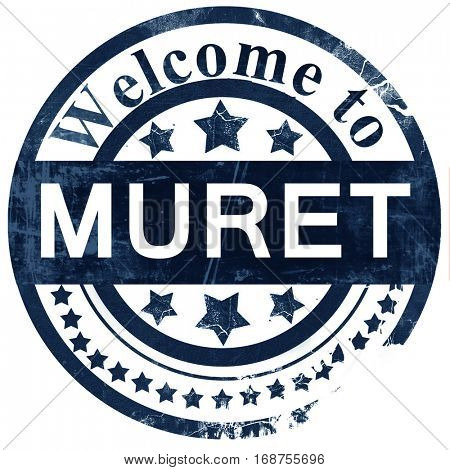muret stamp on white background