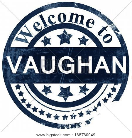 Vaughan stamp on white background