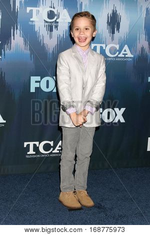 LOS ANGELES - JAN 11:  Jack Stanton at the FOX TV TCA Winter 2017 All-Star Party at Langham Hotel on January 11, 2017 in Pasadena, CA