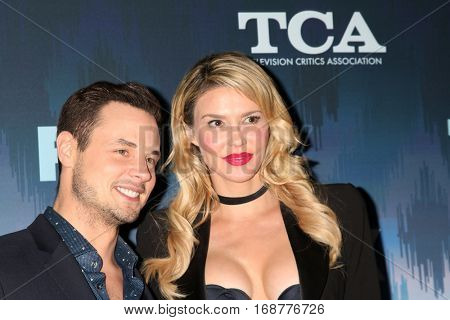 LOS ANGELES - JAN 11:  Dean Sheremet, Brandi Glanville at the FOX TV TCA Winter 2017 All-Star Party at Langham Hotel on January 11, 2017 in Pasadena, CA