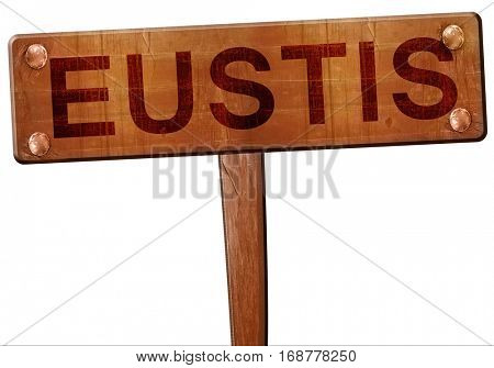 eustis road sign, 3D rendering