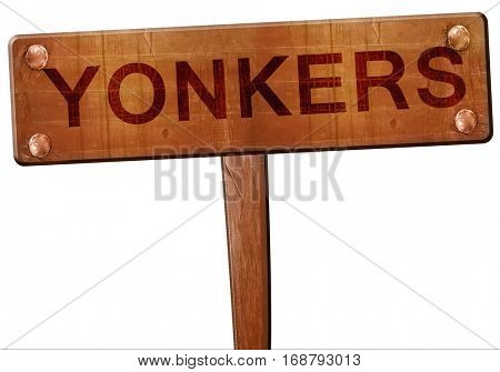 yokane road sign, 3D rendering