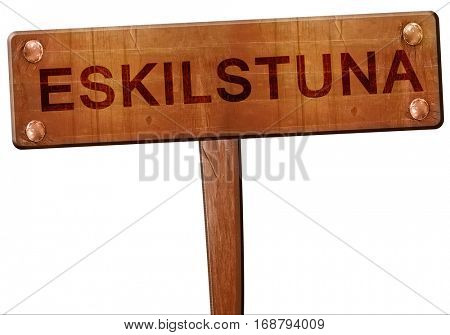 Eskilstuna road sign, 3D rendering