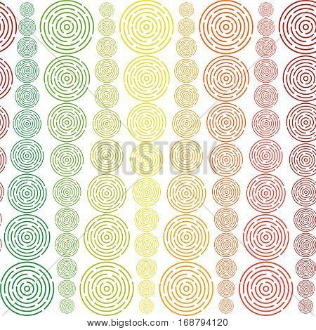 Circles Sized Seamless Pattern