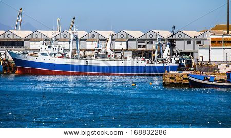 At the waterfront in Cape Town South Africa