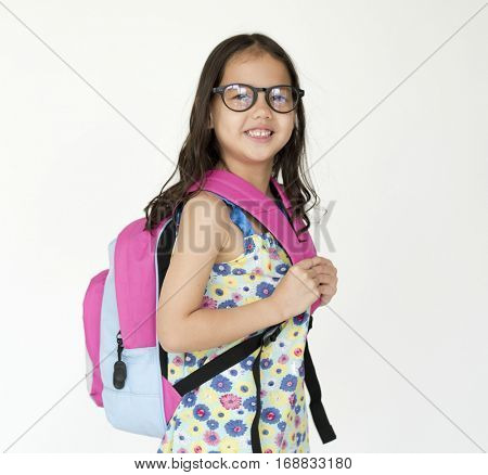 Little GIrl Smiling Happiness Playful Twintail Hairstyle