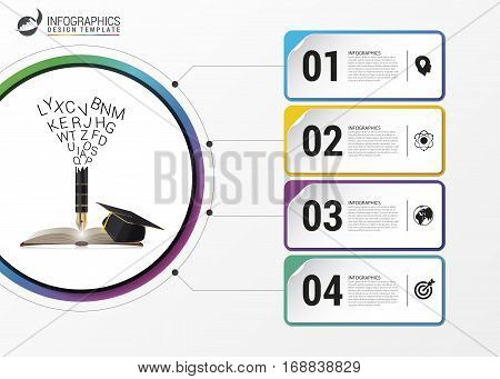 Infographic rdesign template. Business concept. Vector illustration