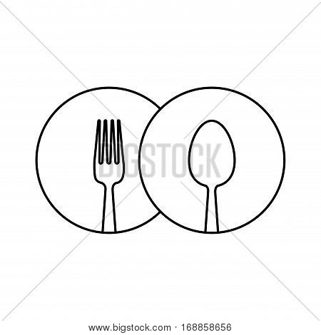 Restaurant cutlery utensils icon vector illustration graphic design