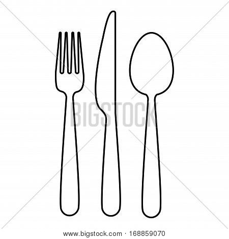Restaurant cutlery utensils icon vector illustration graphic design