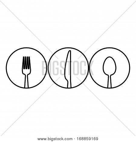 Restaurant cutlery utensils icon vector illustration graphic design