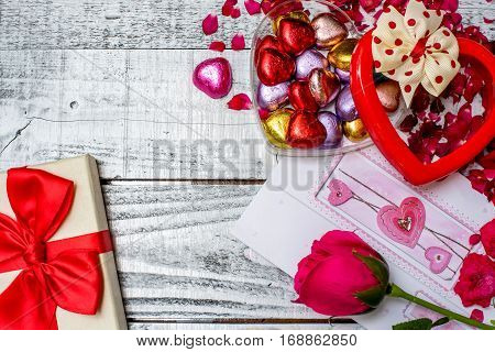 Valentines day and Sweetest day love concept