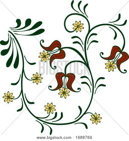 Květinový Ornament