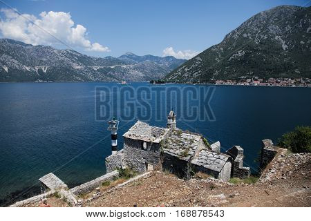 Wonderful view of Boko Kotor in south of Europe