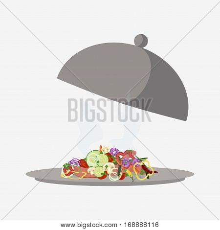 Salad On Cloche