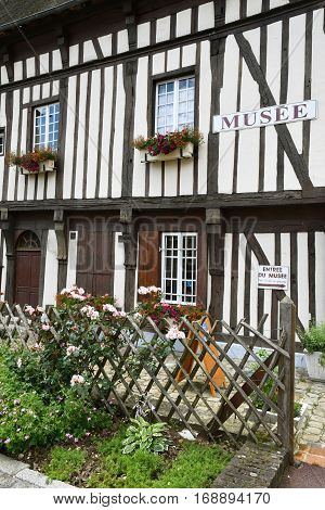 Neufchatel en Bray France - june 23 2016 : the Mathon Durand museum