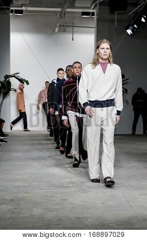 New York Fashion Week: Men’s Palmiers Du Mal Fw 2017 Collection