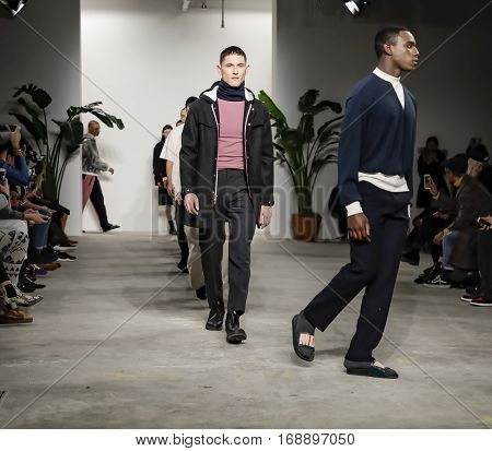 New York Fashion Week: Men’s Palmiers Du Mal Fw 2017 Collection