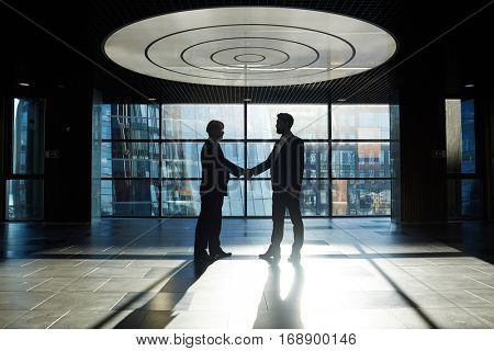 Greeting of men