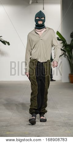New York Fashion Week: Men’s Palmiers Du Mal Fw 2017 Collection