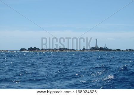 Landscape of the islanders of Formigas, Azores, Portugal