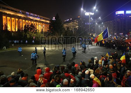 Three Hundred Thousand People Protest