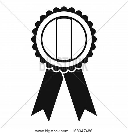 Rosette icon. Simple illustration of rosette vector icon for web