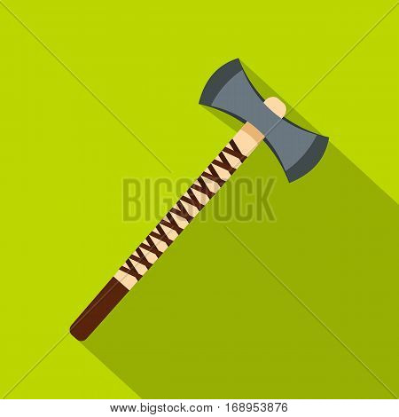 Big ax icon. Flat illustration of big ax vector icon for web