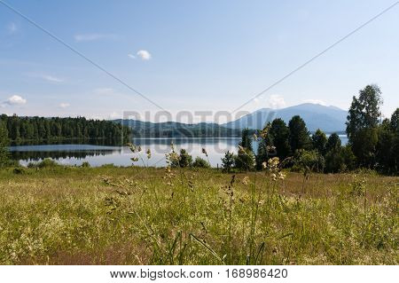 Beautiful siberian lakes. Tagasuk lake. Siberia, Russia